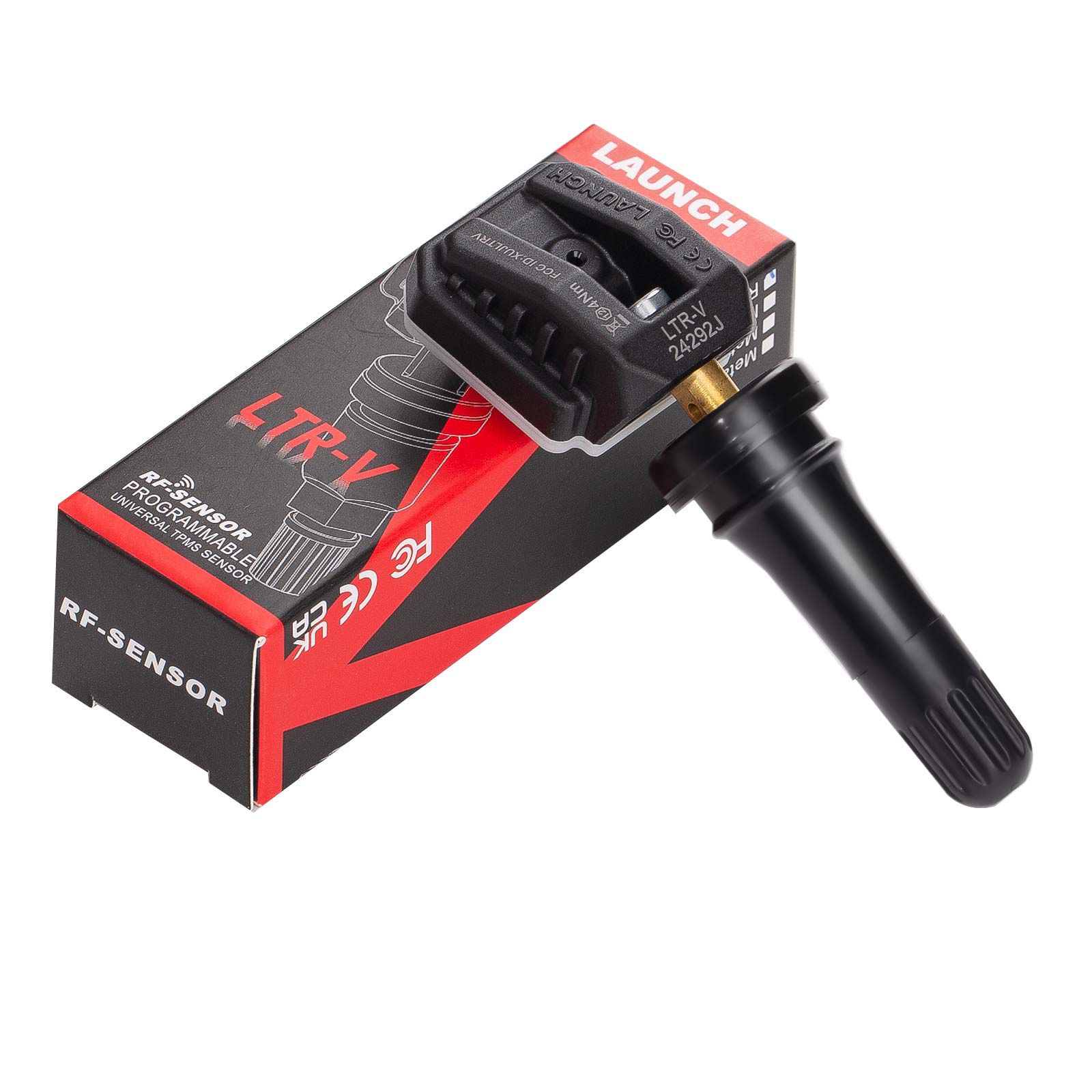 4pcs Lançamento LTR-05 RF Sensor 315MHz & 433MHz TPMS Sensor Ferramenta Metal & Borracha