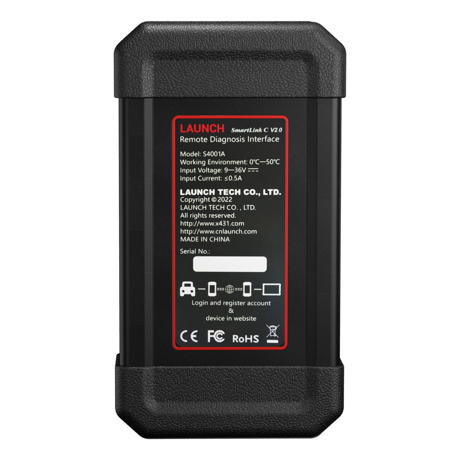 Lançar X-431 SmartLink C Licença de cartão de ativação de função de diagnóstico remoto super (para usuários de cartões de tempos) Obter cartão de ativação grátis 3 vezes