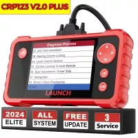 Lançamento X431 CRP123 V2.0 mais scanner OBD2 todos os sistemas ferramentas de diagnóstico do carro óleo SAS ETC leitor de código de serviço atualização gratuita por toda a vida