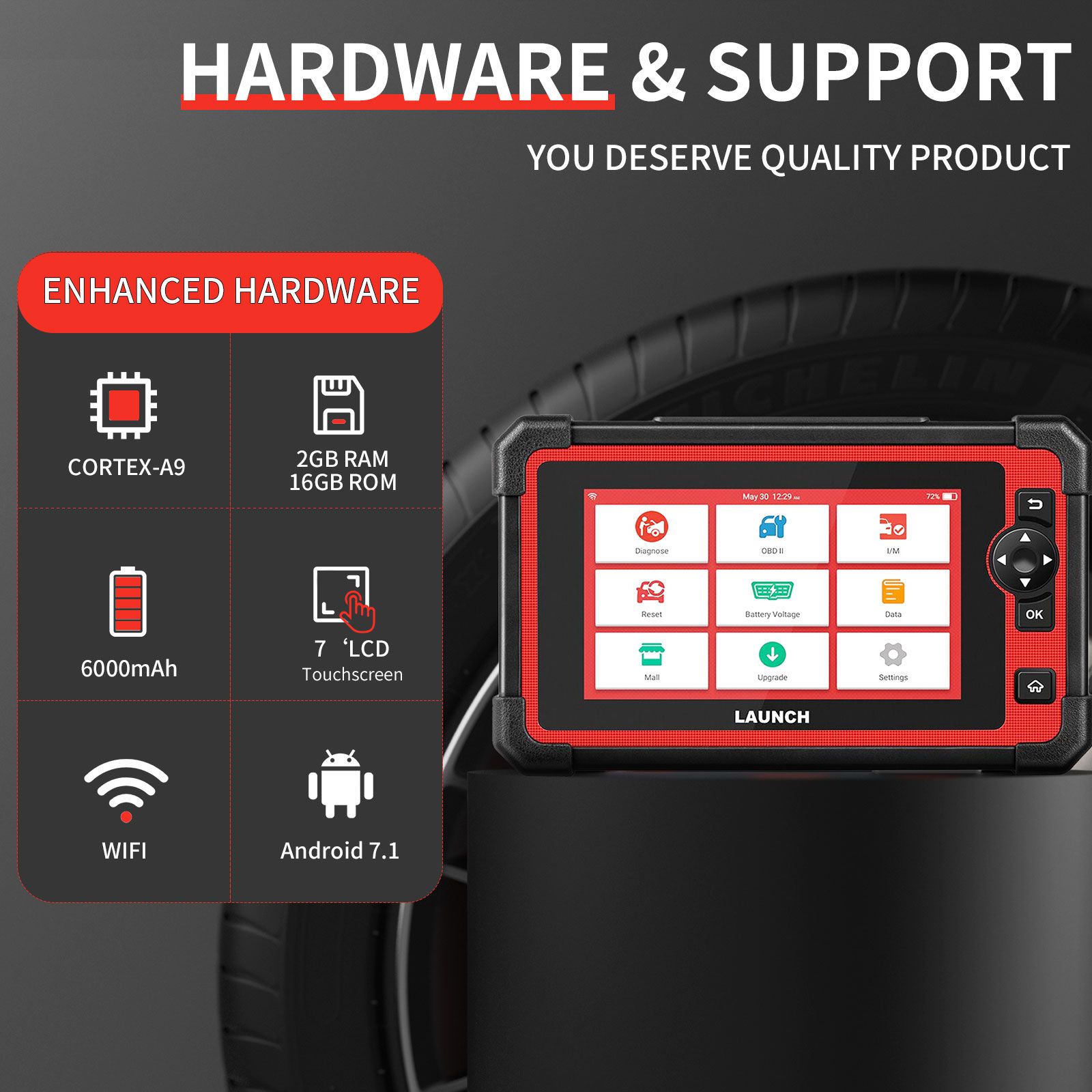 LANCHAMENTO X431 CRP919E Ferramentas de diagnóstico do carro do sistema completo com o leitor de código OBD OBD2 automático do serviço de redefinição de 31 + 2 anos Atualização gratuita