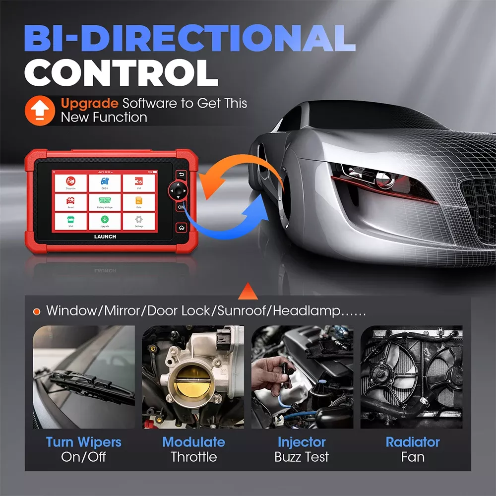 Lançamento X431 CRP919X OBD2 ferramentas automóveis de diagnóstico do leitor do apoio do carro CANFD DOIP ECU codificação