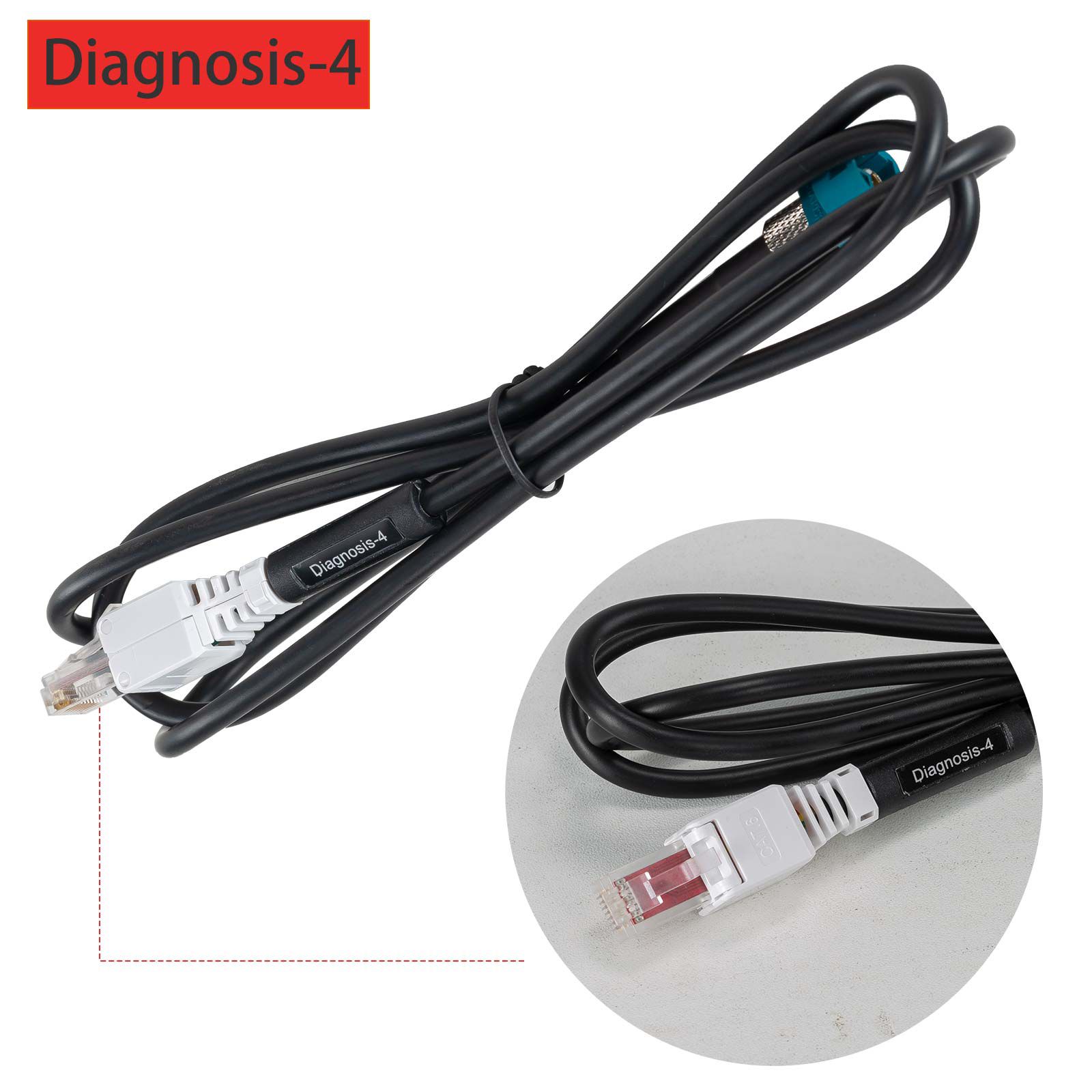 2024 Lançamento do conector de diagnóstico de porta de rede LAN X431 Tesla (para ativar o modo de serviço Tesla)
