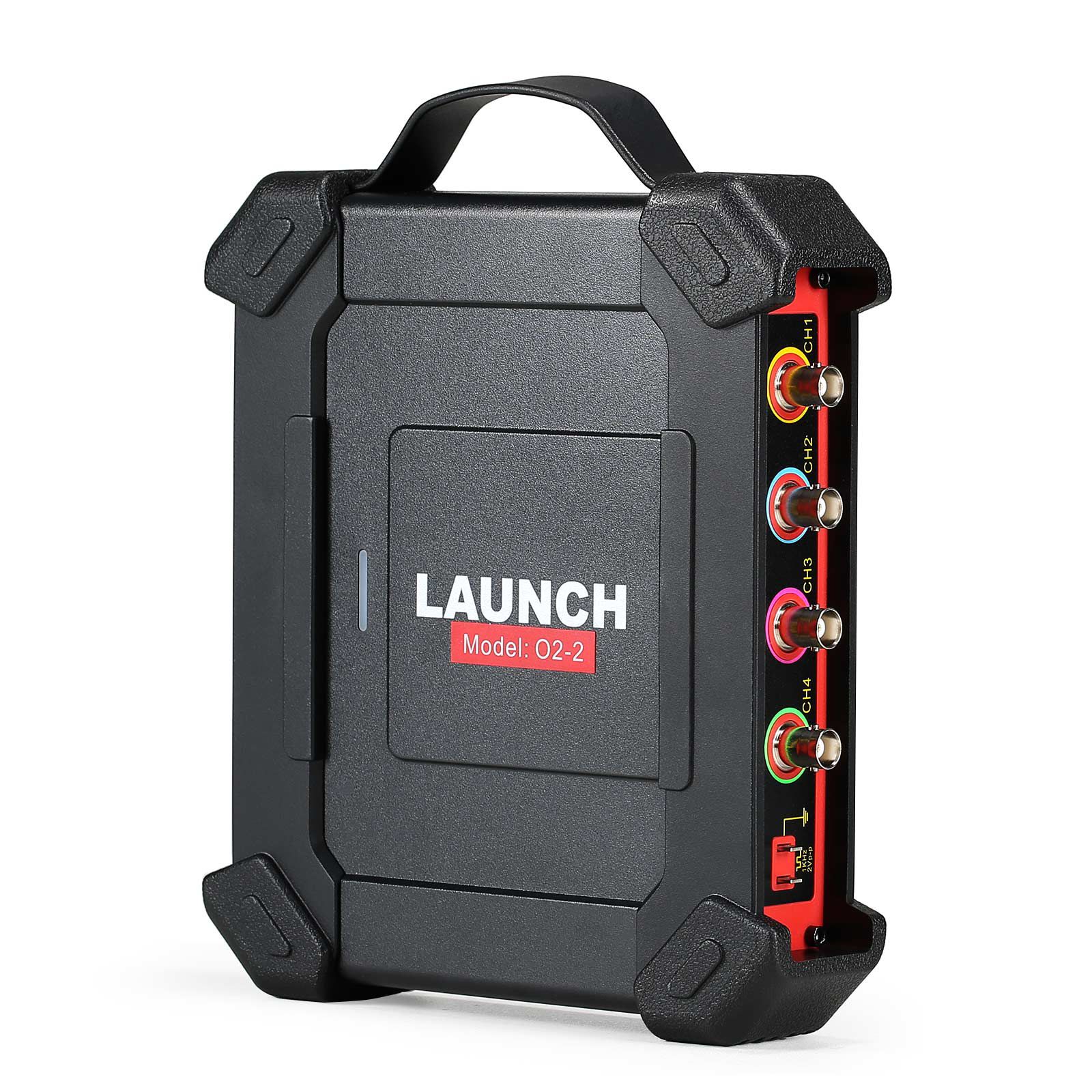 Lançamento X431 O2-2 Osciloscópio de caixa de âmbito 4 canais 100MHz USB DC Osciloscópios automotivos trabalham com PRO3S + V5.0 / PAD V / PAD VII
