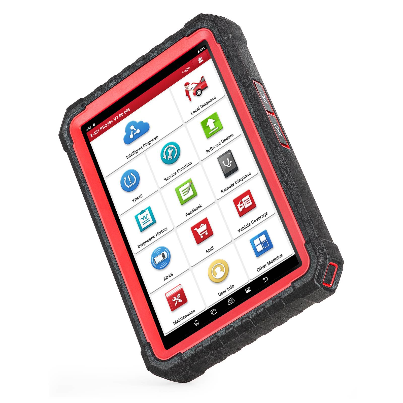 LAUNCH X431 PRO3S + V5.0 Ferramenta de varredura bidirecional, serviço de redefinição 37 +, scanner de diagnóstico Bluetooth do sistema completo de nível OE, codificação da ECU