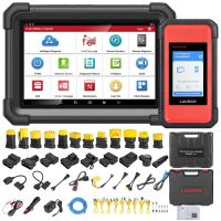 LAUNCH X431 PRO3S+ SmartLink HD para Diesel & Gasolina 12V/24V Ferramenta de varredura bidirecional Suporte ECU Codificação CANFD DOIP J2534 Programação