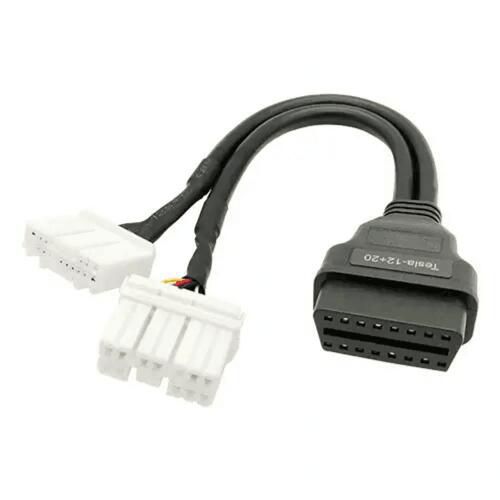 Lançamento do adaptador X431 Tesla 12+ 20 compatível com X-431 PAD V, série PAD VII, EV MAX, X431 PRO 3S+ V3.0/V5.0