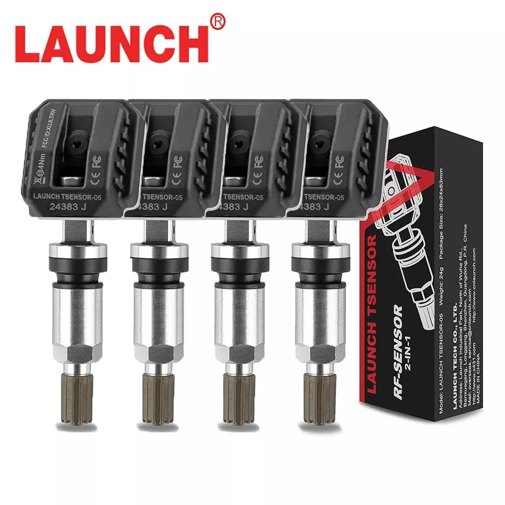 NOVO LAUNCH X431 TESNSOR-05 315MHz & 433MHz 2 em 1 TPMS Sensor Ferramentas de reparação de pneus Scanner Sensores de pressão de pneus Programação do testador