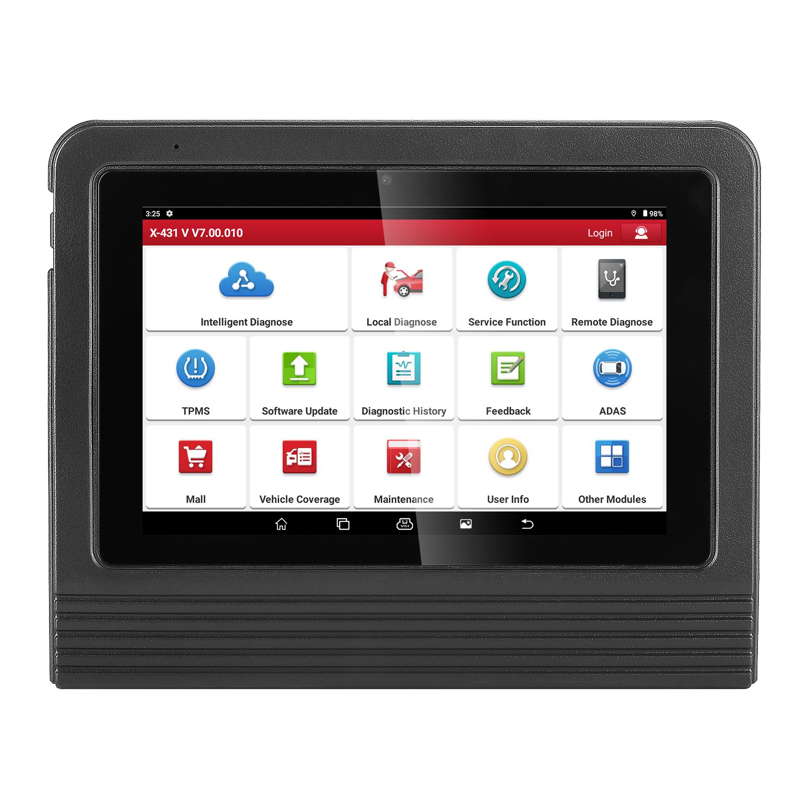 Lançamento X431 V 5.0 (X431 Pro) 8inch Wifi/Bluetooth bidirecional scanner de diagnóstico completo do sistema suporta CAN FD DOIP, guia VAG