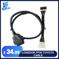 Cabo Lonsdor FP30 30 PIN mais novo para Toyota 2022- 8A-BA e Proximidade 4A sem código PIN Funciona com K518ISE K518S