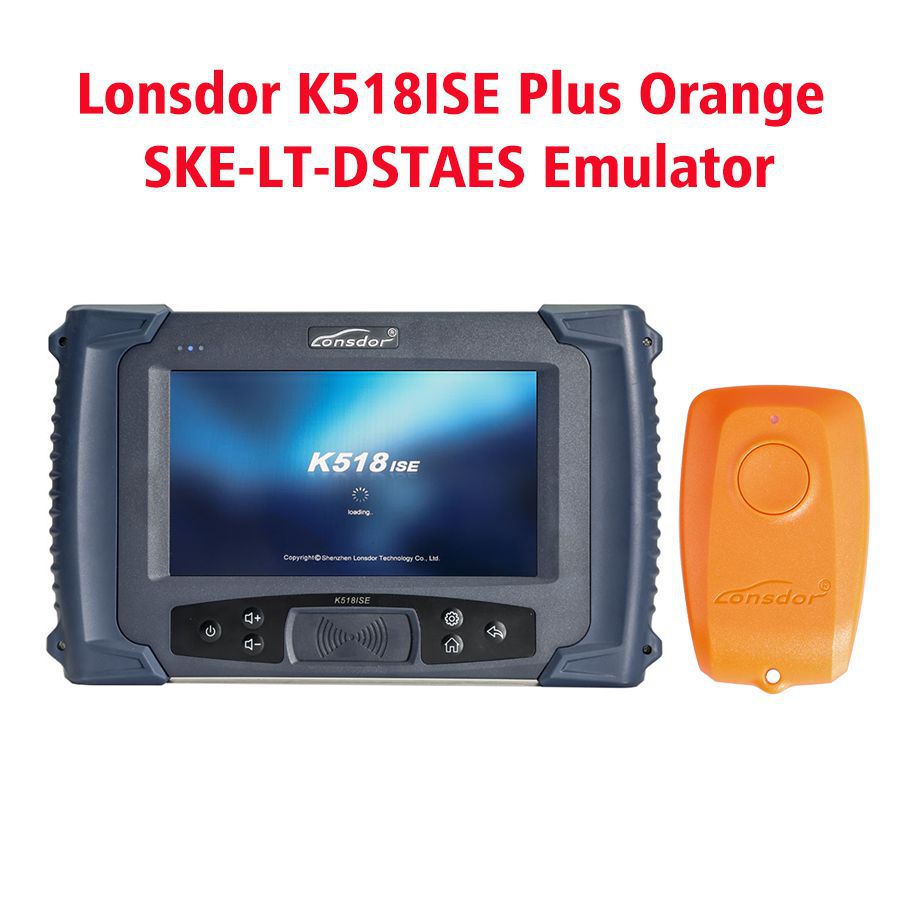 100% Original Lonsdor K518ISE Programador Chave Plus Laranja SKE-LT-DSTAES Emulador Suporte Toyota 39 (128bit) Chave Inteligente Tudo Perdido
