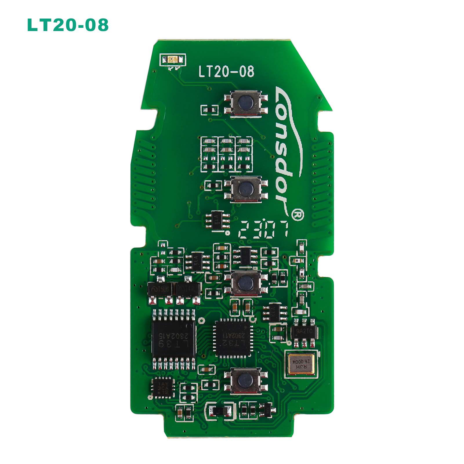 Lonsdor LT20-08 8A + 4D Universal Smart Remote PCB 8A para Toyota 4 botão 433 / 315 MHz para a série K518 / KH100 +