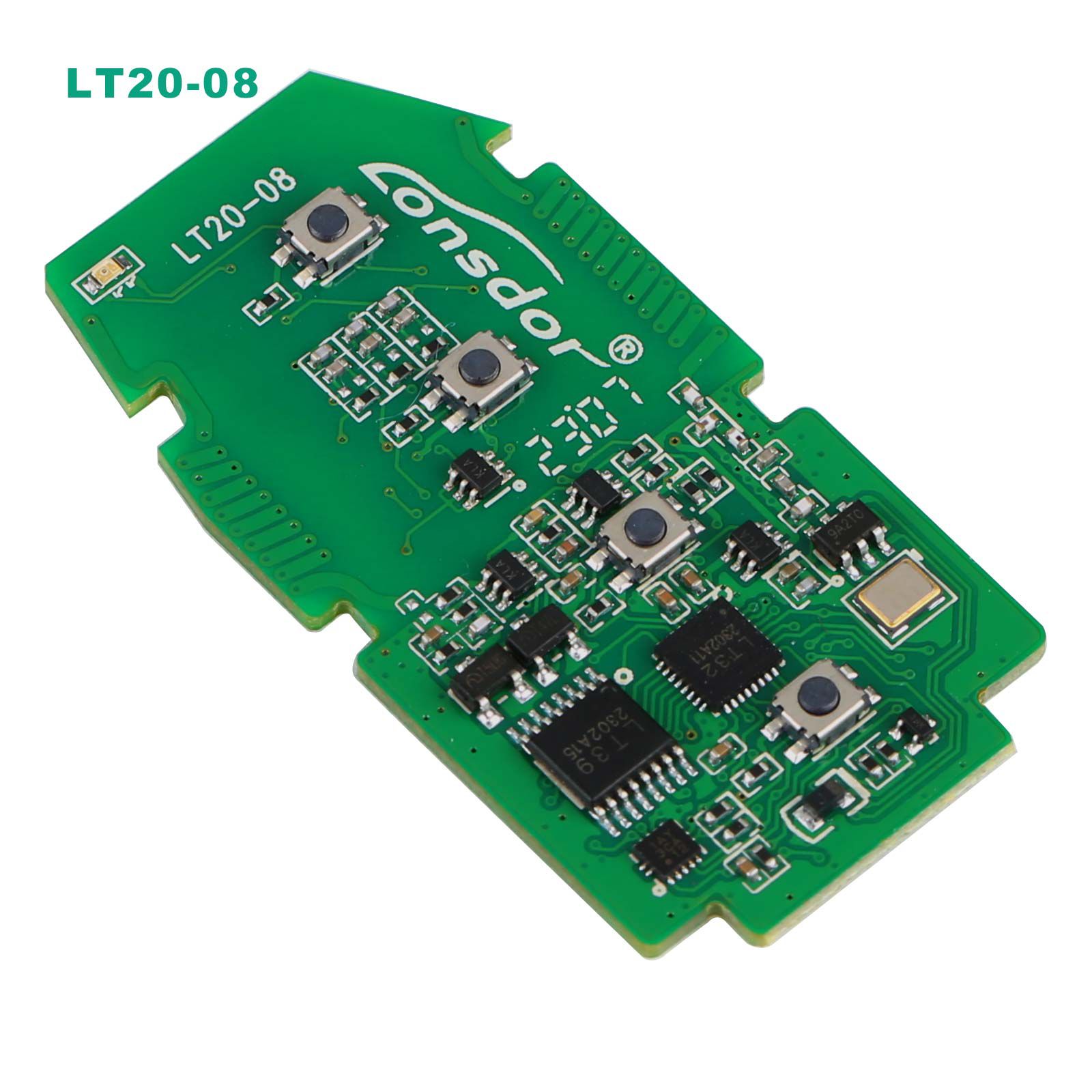 Lonsdor LT20-08 8A + 4D Universal Smart Remote PCB 8A para Toyota 4 botão 433 / 315 MHz para a série K518 / KH100 +