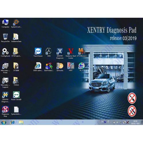 V2019.05 MB SD Connect C4 /C5 Software Win7 500GB HDD DELL D630 Formato Abrir Shell XDOS