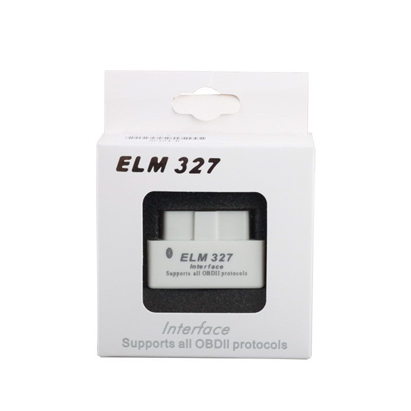 Super MINI ELM327 Bluetooth OBD2 / OBDII ELM 327 Versão 1.5 White Auto Diagnostic Interface Scanner
