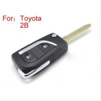 Botão de Chave Remota do Flip Modificado 2 para Toyota 5pcs /lote