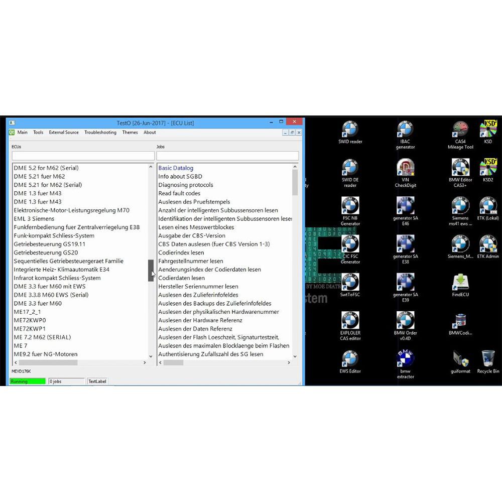 MOE BMW All Engineering System 60 BMW Software All -in -One Win10 500GB SSD