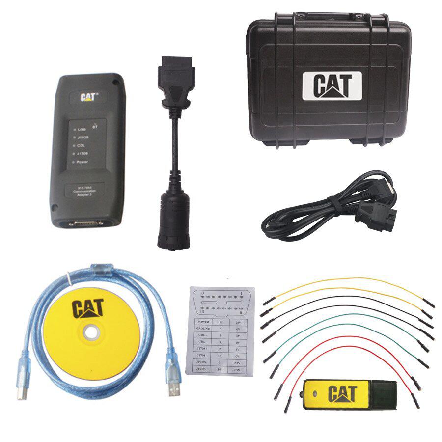Novo adaptador de diagnóstico SEM FIO com Bluetooth para CAT Caterpillar ET