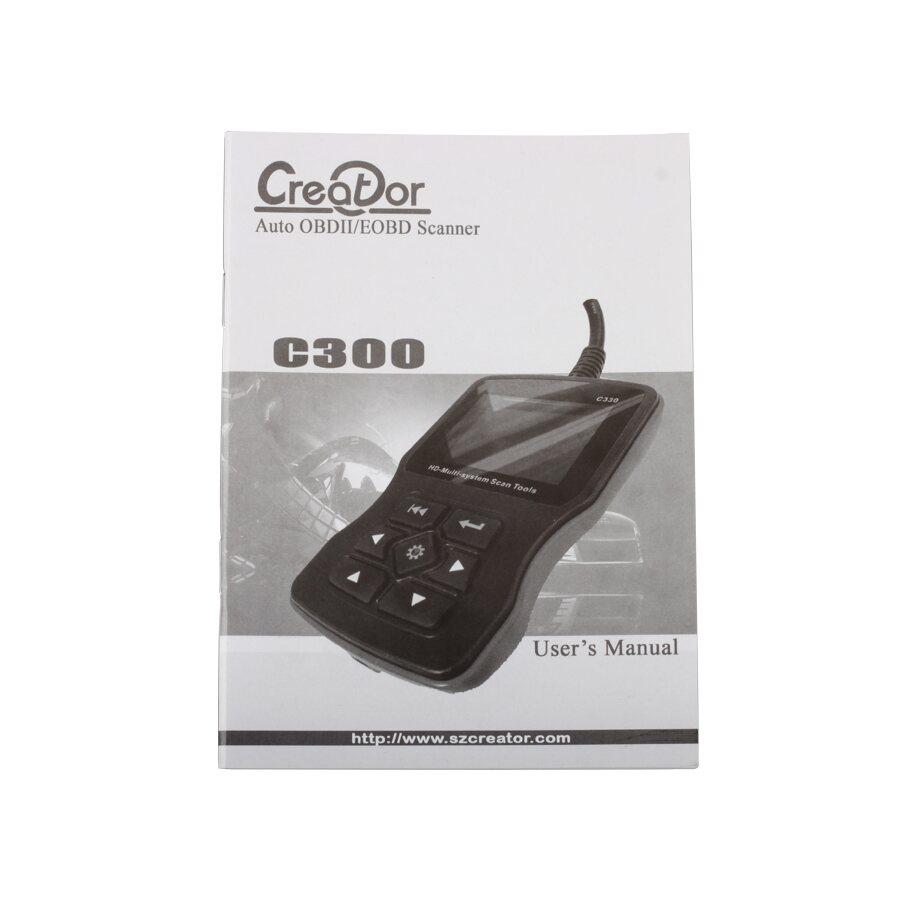Criador C300 V4.1 OBDII /EOBD Scan Tool Hand held Scanner Free Update Online