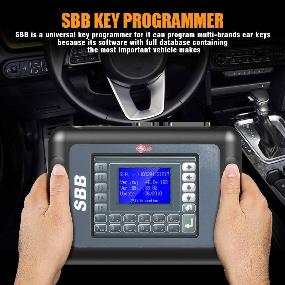 Nova versão V33.02 do programador chave SBB