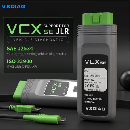 Novo VXDIAG VCX SE para JLR Jaguar Land Rover汽车诊断工具com V157/V154软件