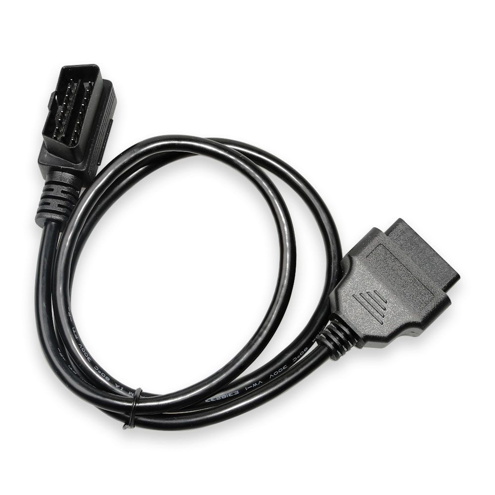 Obd2 16pin Male to Female Extension Cable Diagnostic Extension Extension Cable Extennostic Extender 100cm