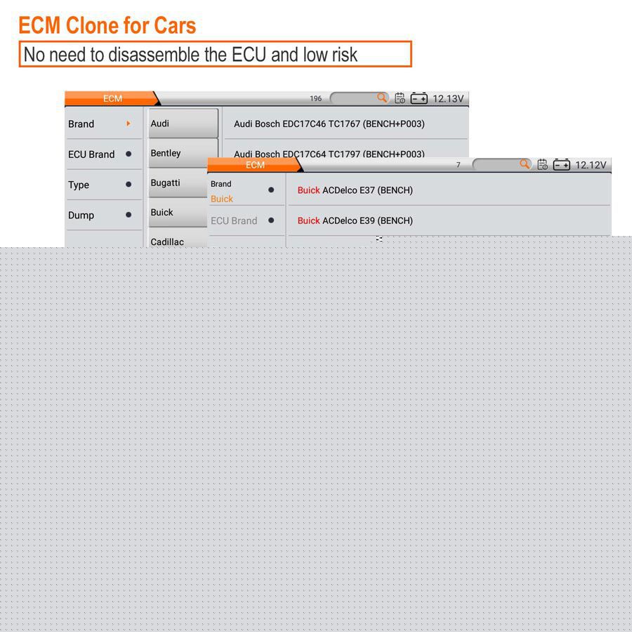 OBDSTAR DC706 ECU Ferramenta para Carro e Motocicleta ECM/TCM/CORPO ECU Clonagem pelo modo OBD ou Banco