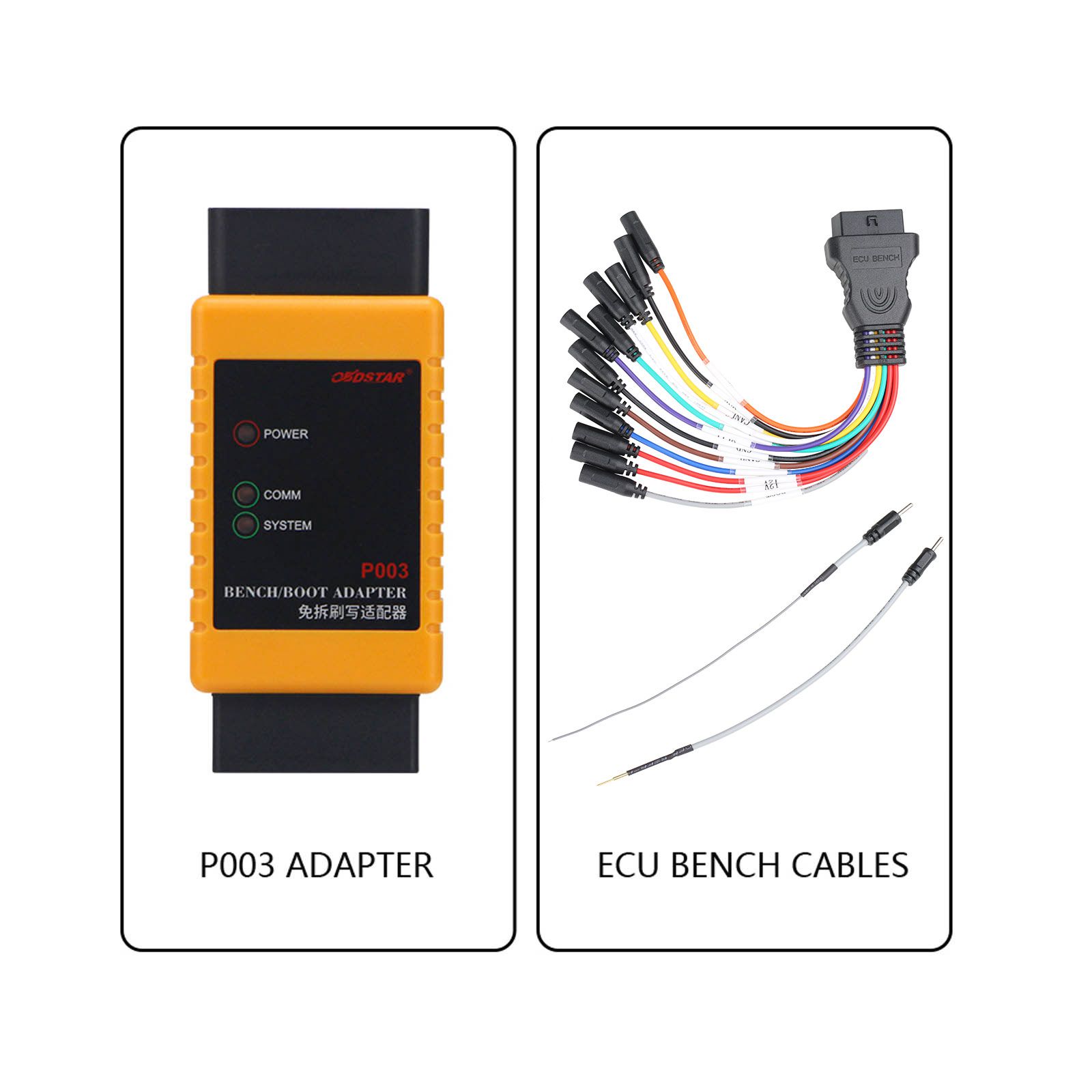 2024 OBDSTAR DC706 ECU ferramenta versão completa mais P003 + adaptador e cabos de banco de ECU para leitura de dados de ECU de BOSCH CS PINCODE ECU Clone / Todos por OBD ou banco