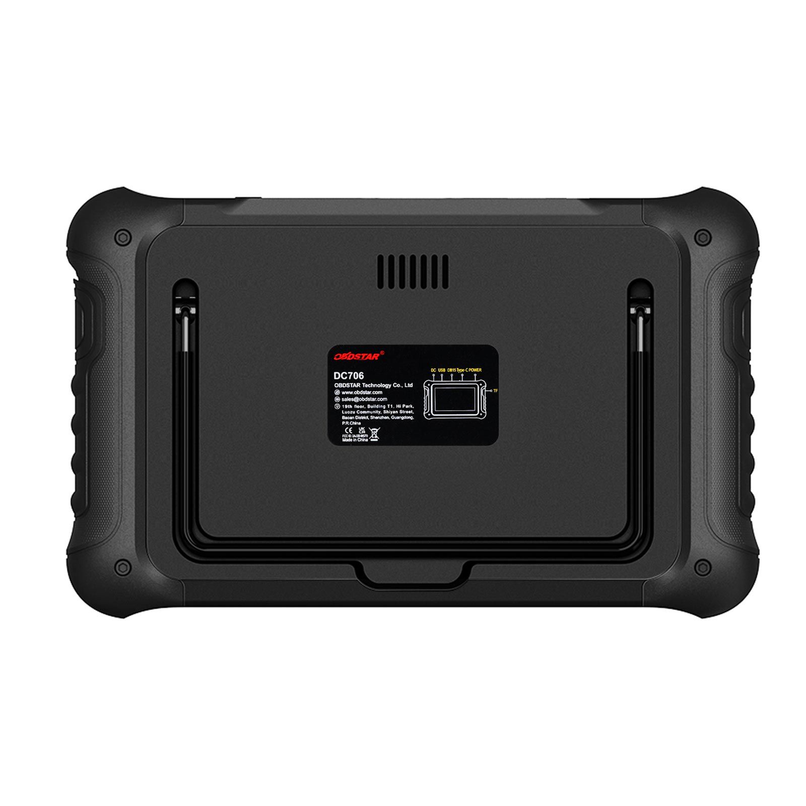OBDSTAR DC706 versão completa da ferramenta do ECU com o conjunto MP001 para o carro e a motocicleta ECM & TCM & clone do corpo por OBD ou banco