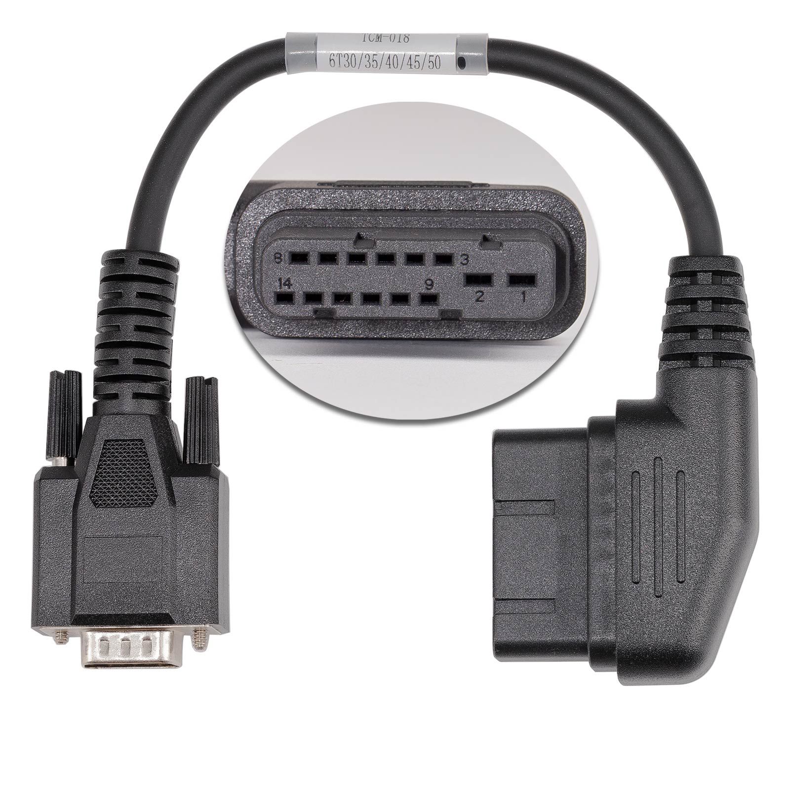 OBDSTAR TCM Conector Kit 19 PCS Conjunto para Calibração de quilometragem de transmissão e clonagem de ECU Trabalho com DC706 / G3