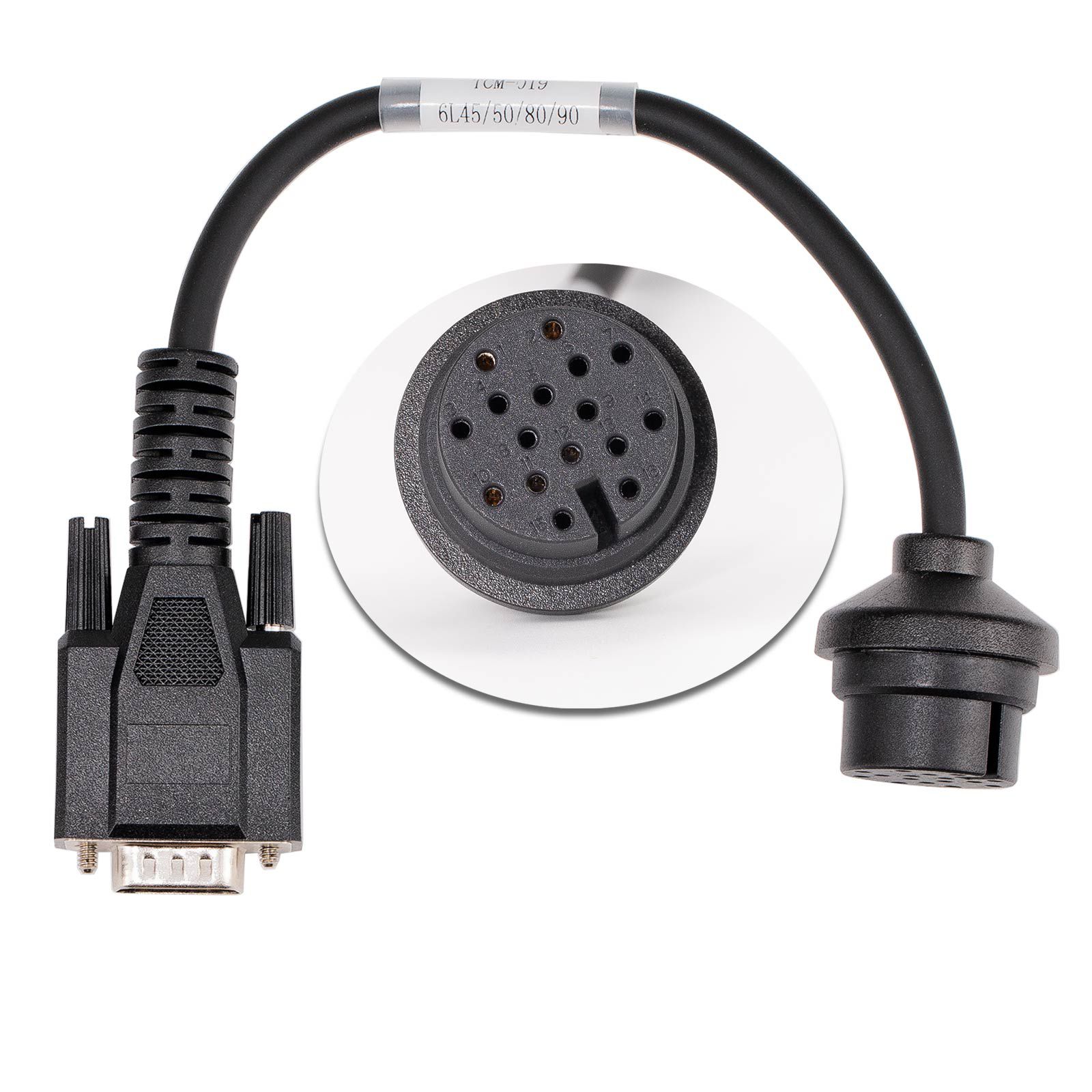 OBDSTAR TCM Conector Kit 19 PCS Conjunto para Calibração de quilometragem de transmissão e clonagem de ECU Trabalho com DC706 / G3