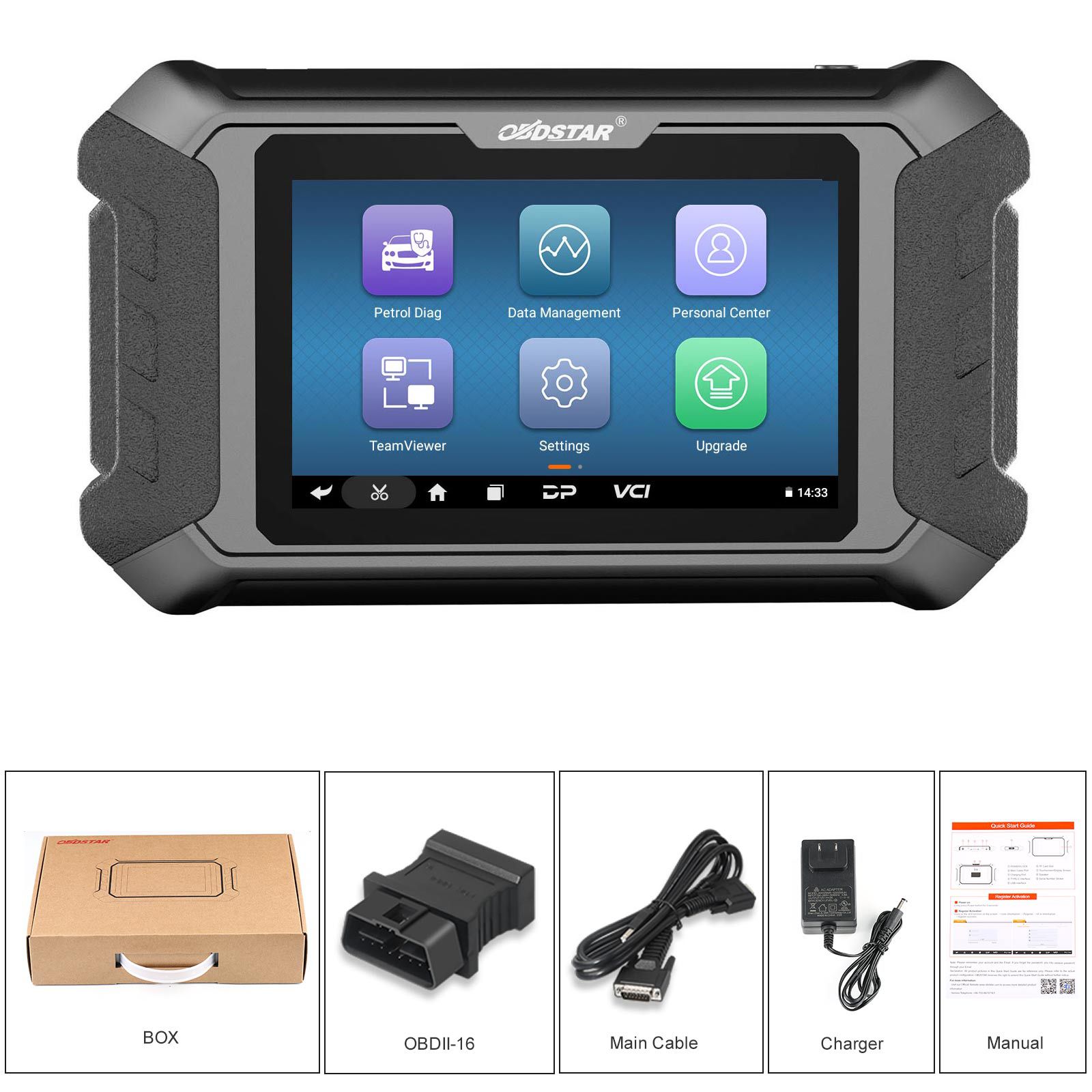 OBDSTAR X300 MINI Para PSA Peugeot/Citroen/DS Key Programação e Calibração de Cluster (Versão de atualização de F108+/H108)