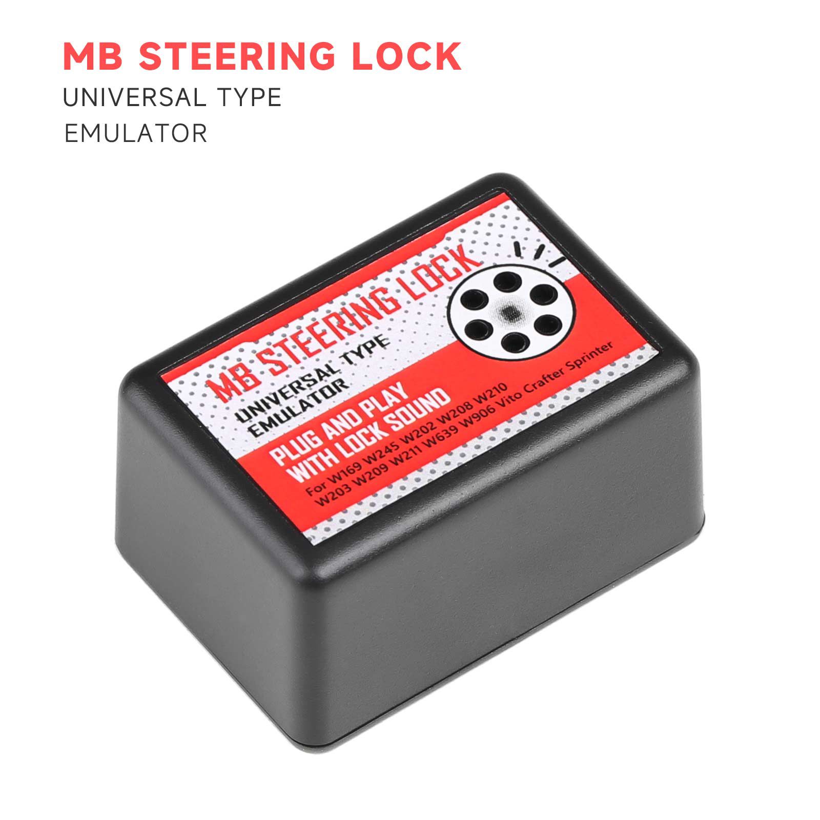 Emulador universal do bloqueio da direção do OEM para Mercedes-Benz W169 W245 W202 W208 W210 W203 W209 W211 W639 W906 Plug and Play com o som do bloqueio