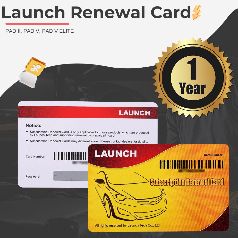 Serviço de atualização de software on-line de um ano para o lançamento do veículo de passageiros X431 PAD III / PAD V