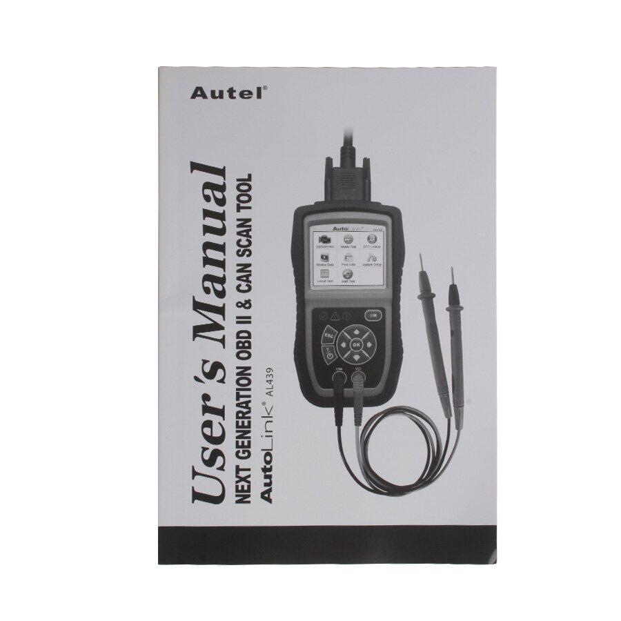Autel AutoLink Original AL439 OBDII /CAN E Ferramenta de Teste Elétrico