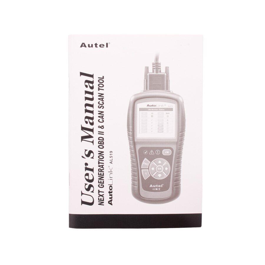 Autel AutoLink Original AL519 OBD -II E CAN Scanner Tool Multi -Linguagens