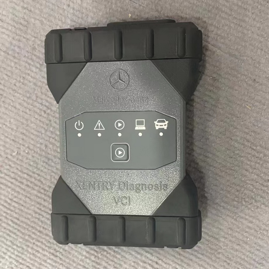 Original usado C6 DoIP para Mercedes Benz Xentry diagnóstico VCI múltiplo com suporte de software V2023.9 tanto para carros como caminhões