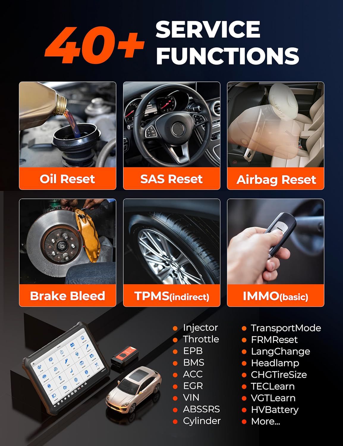 2025 OTOFIX D1 PROS Ferramenta de diagnóstico do carro com codificação do ECU do suporte do Android 11.0, serviço 40+, sistema completo, FCA AutoAuth