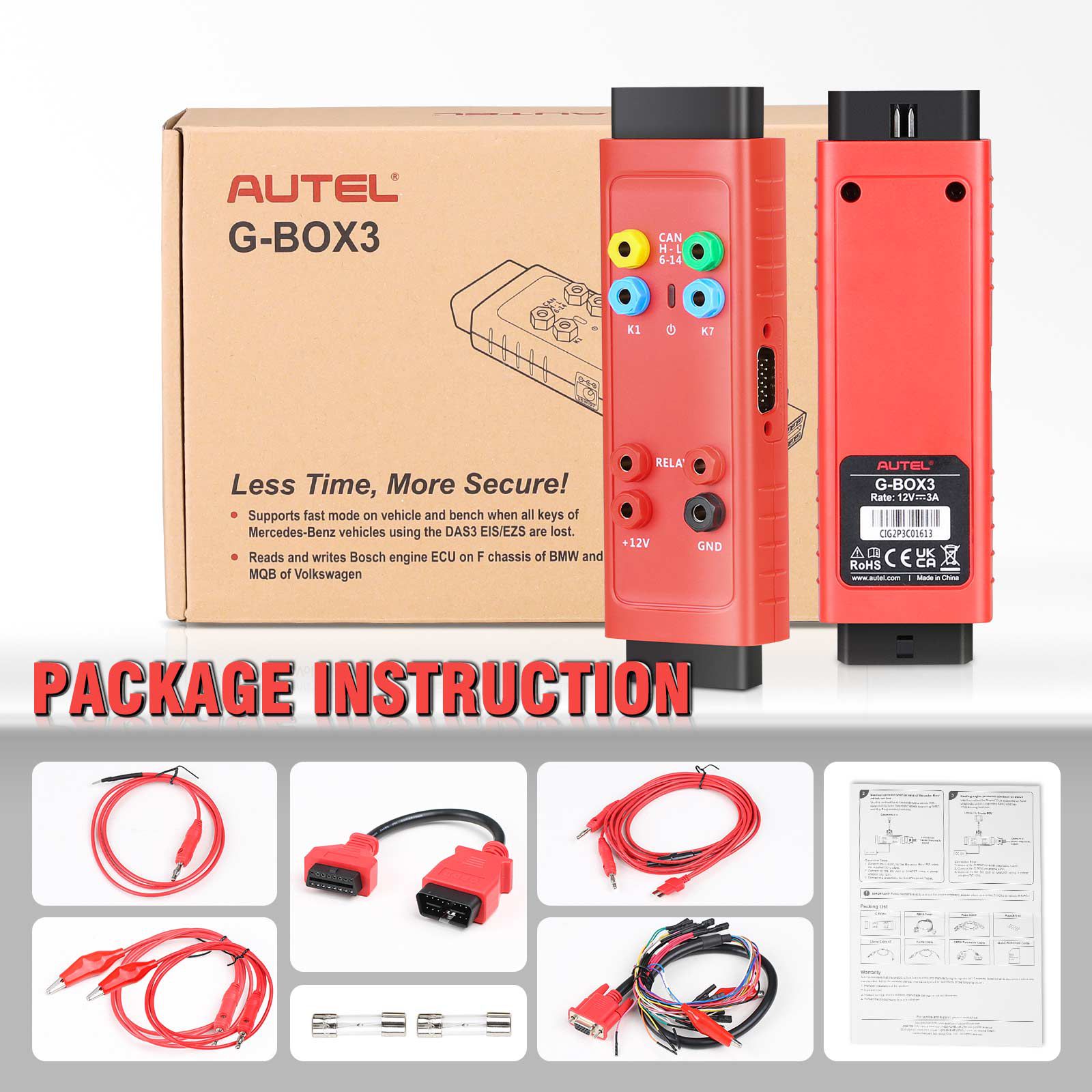 OTOFIX IM2 Auto Key Programmer & Diagnostic Tool Kit Completo Mais Acessórios IMKPA com GBox3 e APB112 Grátis