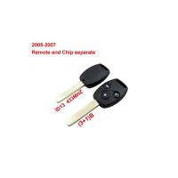 Button and Chip Separate ID:13 (433MHZ) For 2005 -2007 Honda