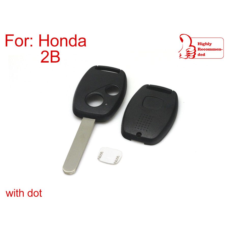 Botão de Chave Remota Shell 2 para Honda 5pcs /lote