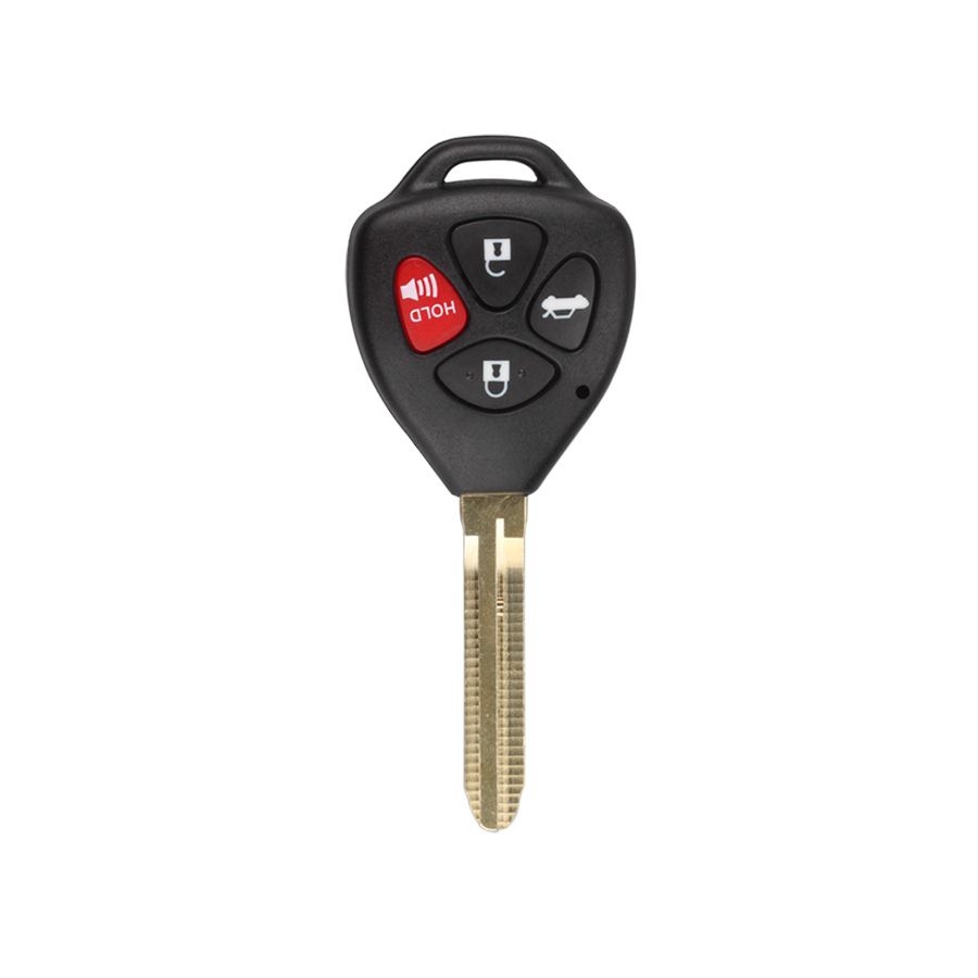 Botão de Chave Remota Shell 4 Botão (com Ponto Vermelho SEM fecho) para Toyota 5pcs /lote