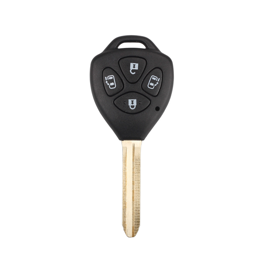 Botão de Chave Remota Shell 4 Button (sem fecho com porta deslizante) para Toyota 5pcs /lote