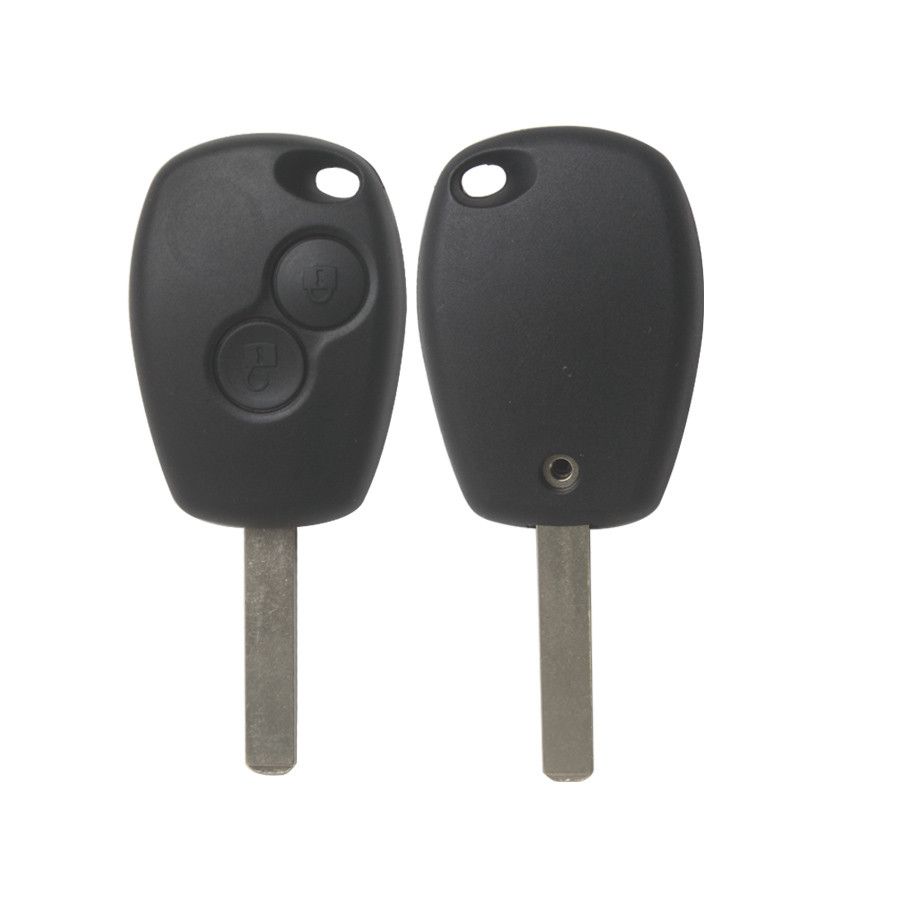 2 Button Remote Key Shell para Renault 10pcs /lote