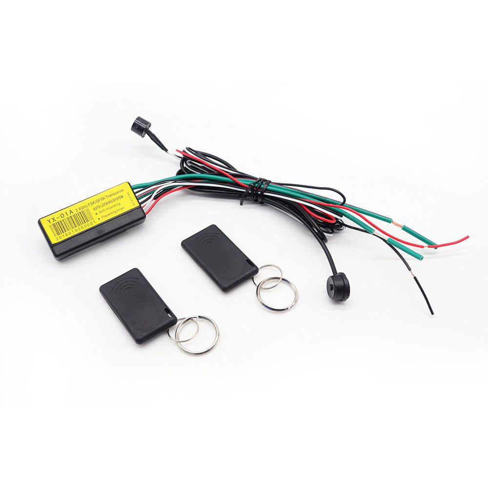 2.4G RFID Imobilizador Sem Fio Motor Bloqueio Sistema de Alarme Do Carro Anti-Hijacking Circuito Inteligente Cortar Dispositivo de Desbloqueio Automático