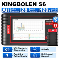 S6 todo o scanner do carro OBD da ferramenta de diagnóstico do carro do sistema 28 redefinir IMMO/BMS/TPMS/ABS sangrando a ferramenta de varredura livre da vida