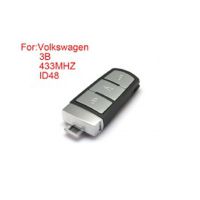 Smart Remote Key 3 Buttons 433MHZ.ID48 para Volkswagen Magotan CC (After market)