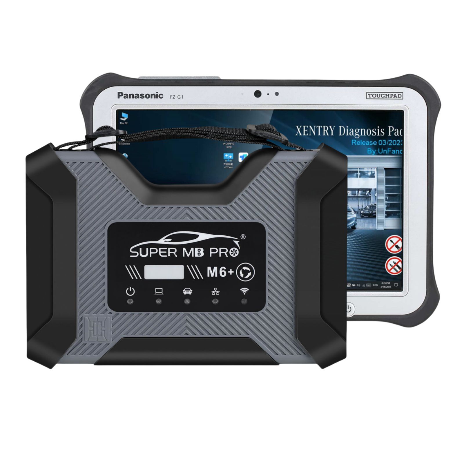 2025 Super MB Pro M6 + PRO Versão completa DoIP Benz com SSD Plus Panasonic FZ-G1 I5 3ª geração Tablet 8G pronto para uso
