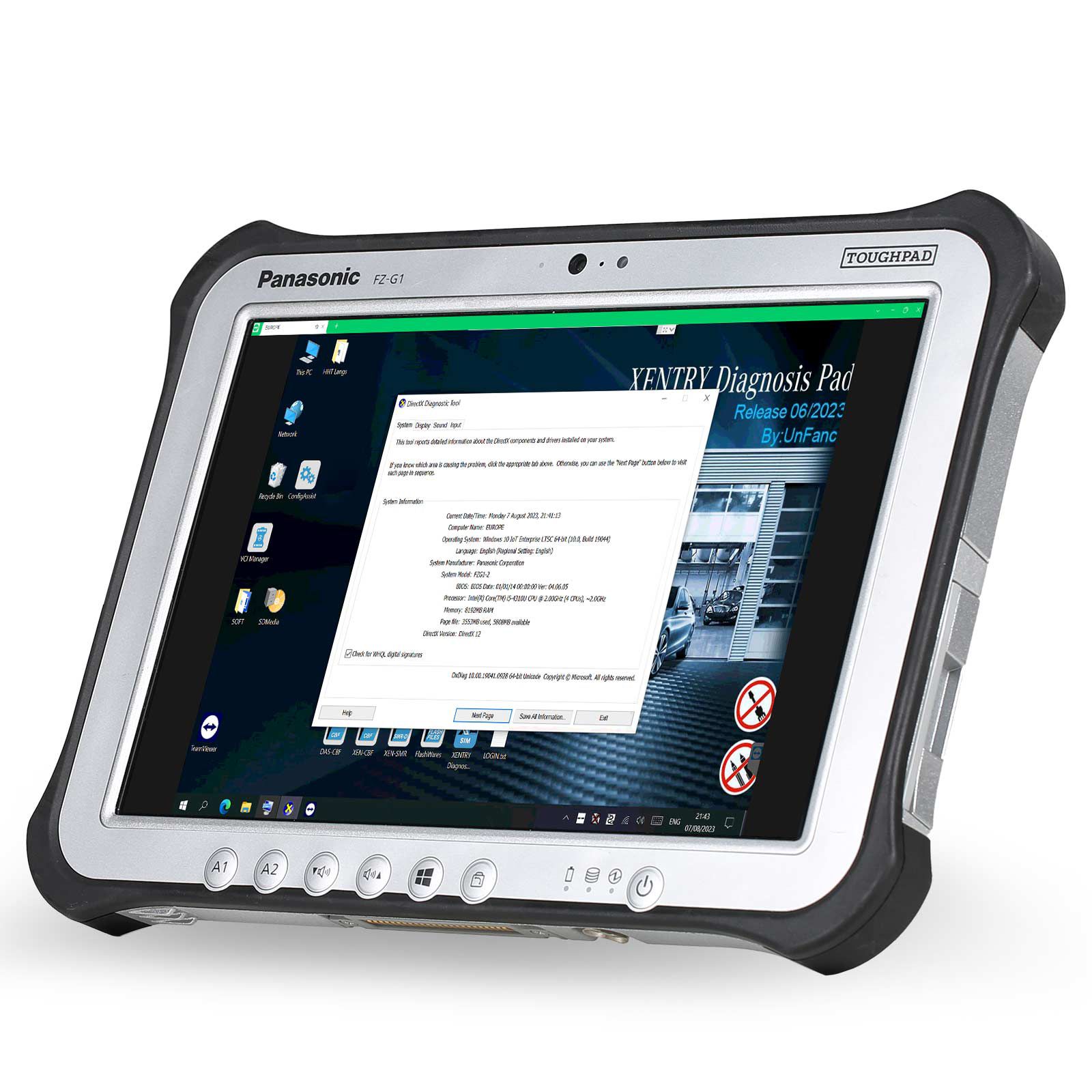 2025 Super MB Pro M6 + PRO Versão completa DoIP Benz com SSD Plus Panasonic FZ-G1 I5 3ª geração Tablet 8G pronto para uso
