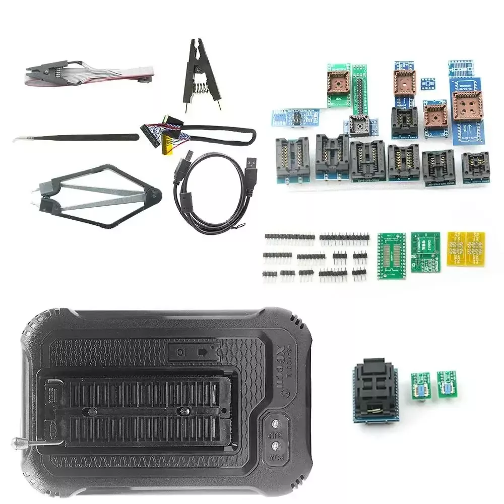 Suporte ao programador T48 31000 ICs para SPI/Nor/NAND Flash BIOS MCU EEPROM AVR PIC+39 substituição da parte TL866II/TL866CS