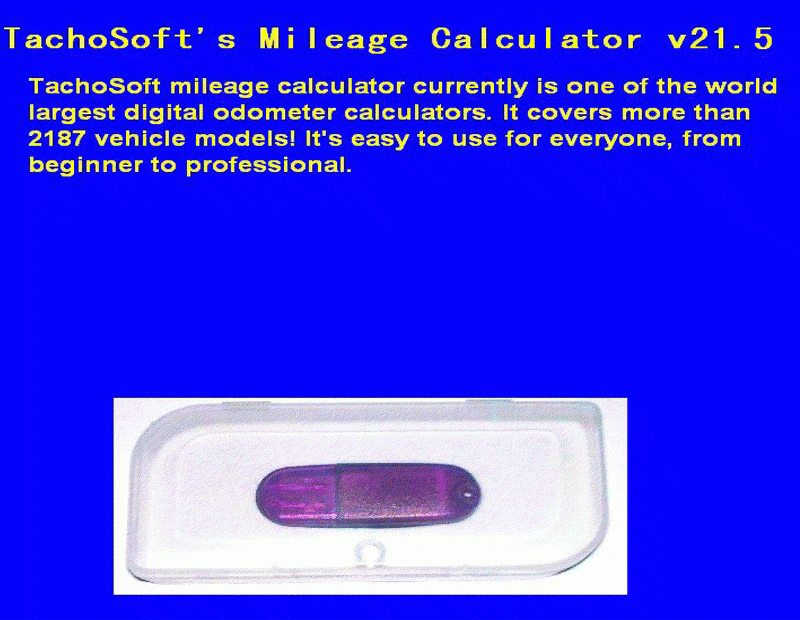 Cálculo do Tachosoft Mileage V21.5